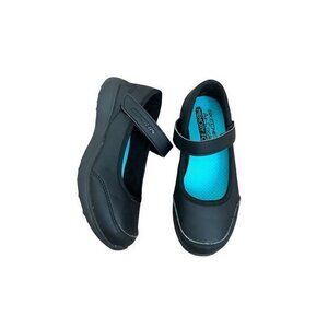 Skechers Kids Black Mary Jane Shoes Memory Foam